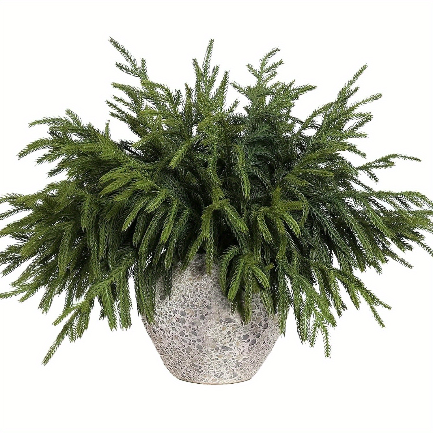 

Real Touch 18 Inch Artificial Pine - Christmas, Thanksgiving, And Winter Home Decor