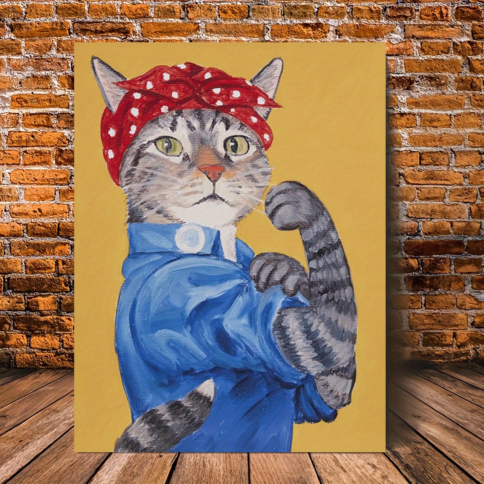 

Room Decor 1pc Animal Canvas , The Poster, , 12x16 Inches, For Home, Bedroom, Kitchen, Living Room, Bathroom, Hotel, Cafe