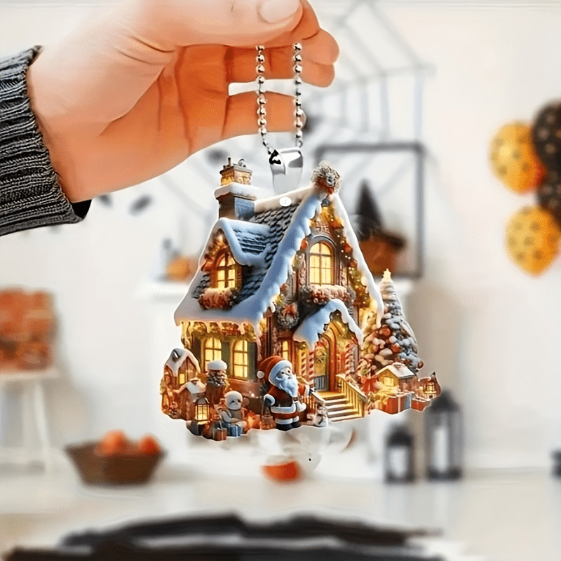 

3d Christmas Pendant - For Him - Car, , Décor, Key