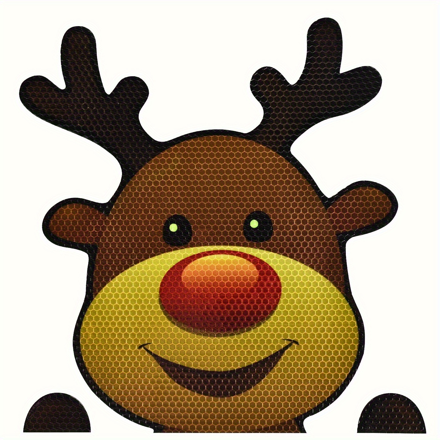 

Reindeer Magnetic Car Sticker - Holiday Christmas Decoration Featherless, Plug-free, Plastic