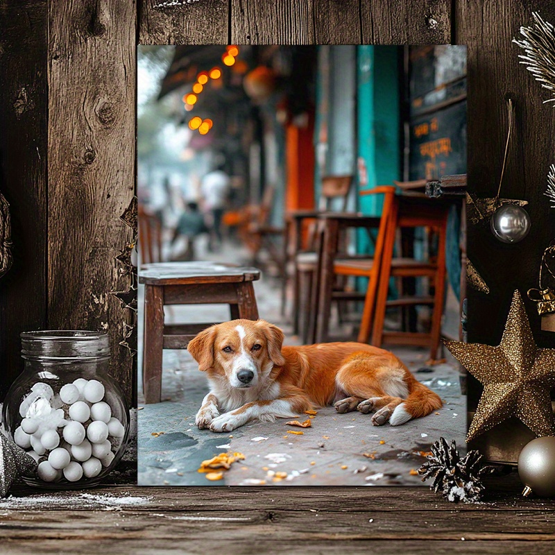 1pc フレームレス テキスタイル キャンバス アート ポスター、穏やかな