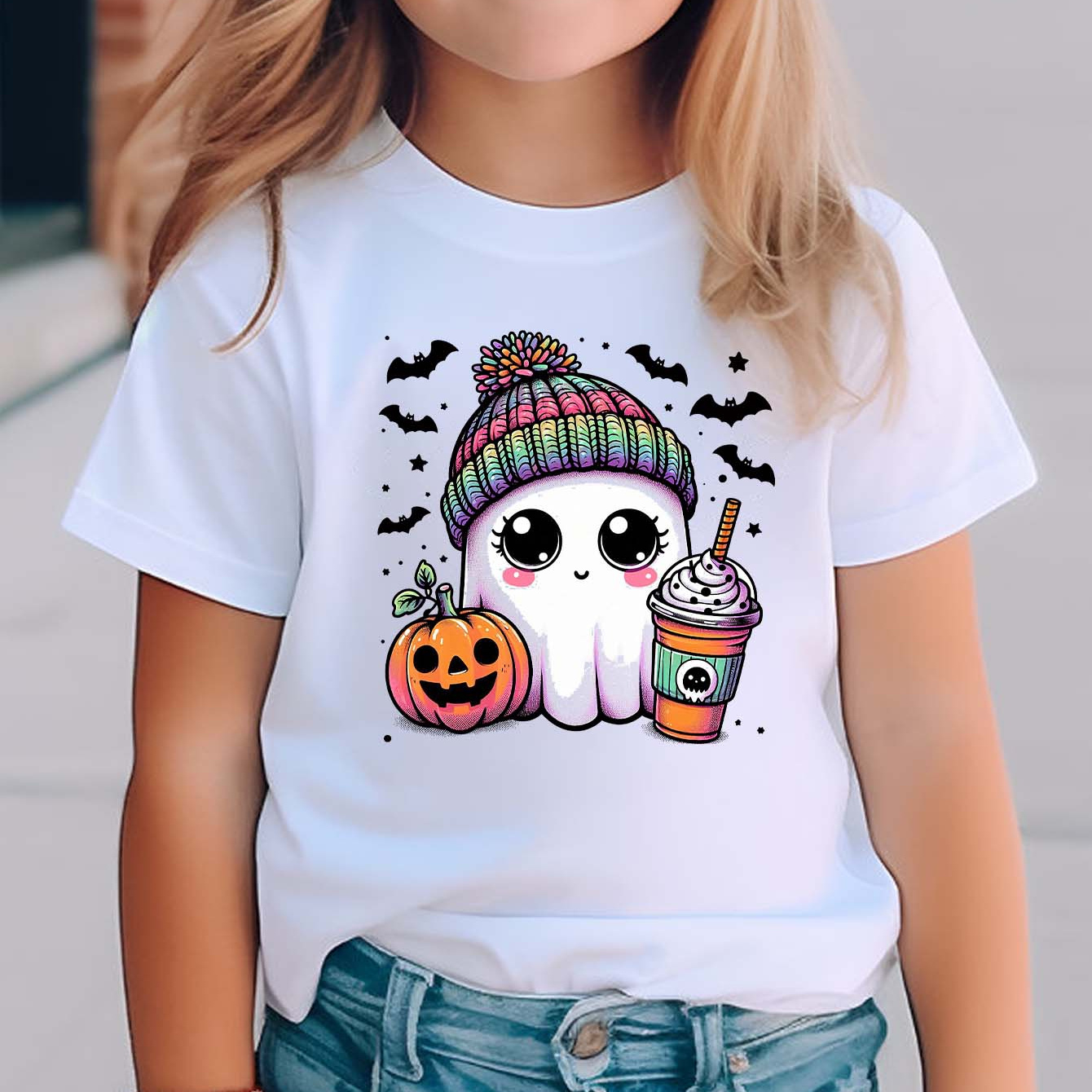 

& Boos: Girls' -themed Cotton T-shirt - Lightweight, Comfy Short Sleeve Tee For Summer Fun