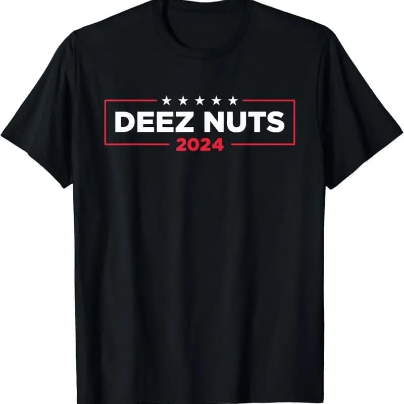 

Nuts 2024 Print T-shirt, Tops Short Sleeve, Short Sleeve Tee, Men', Crew Neck Tee, , Breathable, Moisture Wicking, Casual Summer Tee, Must-have Fashionable Tee .s.