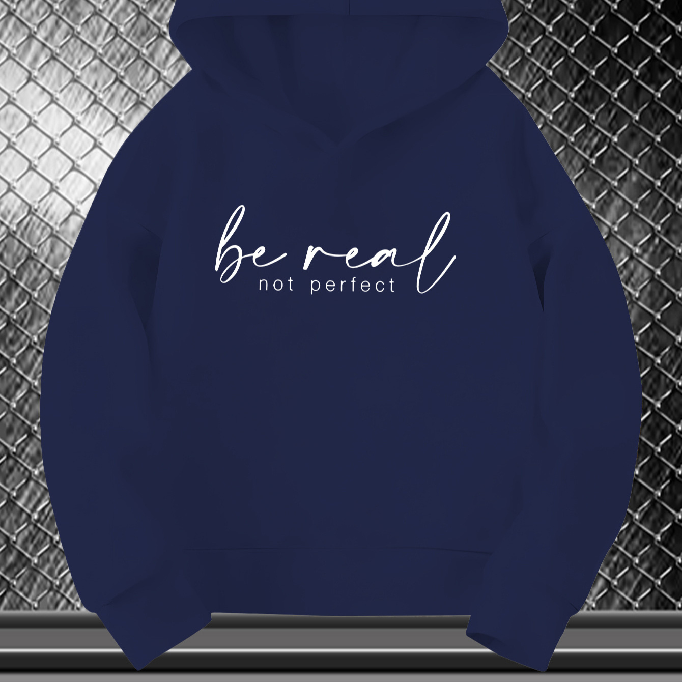 

Women' Hoodie, "be " Letter Print, Casual Knit Sweatshirt With Hood, Polyester, Autumn/winter, Unisex, Available In Red, Blue, Navy