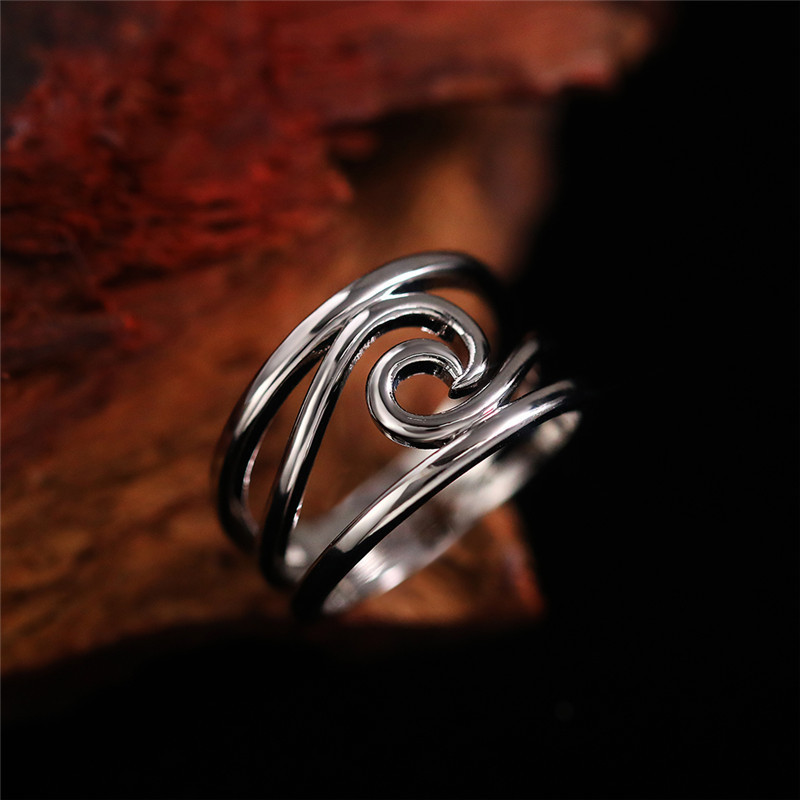 TEMU 925 Sterling Silver Ring With Intricate - Wear And Holiday Parties