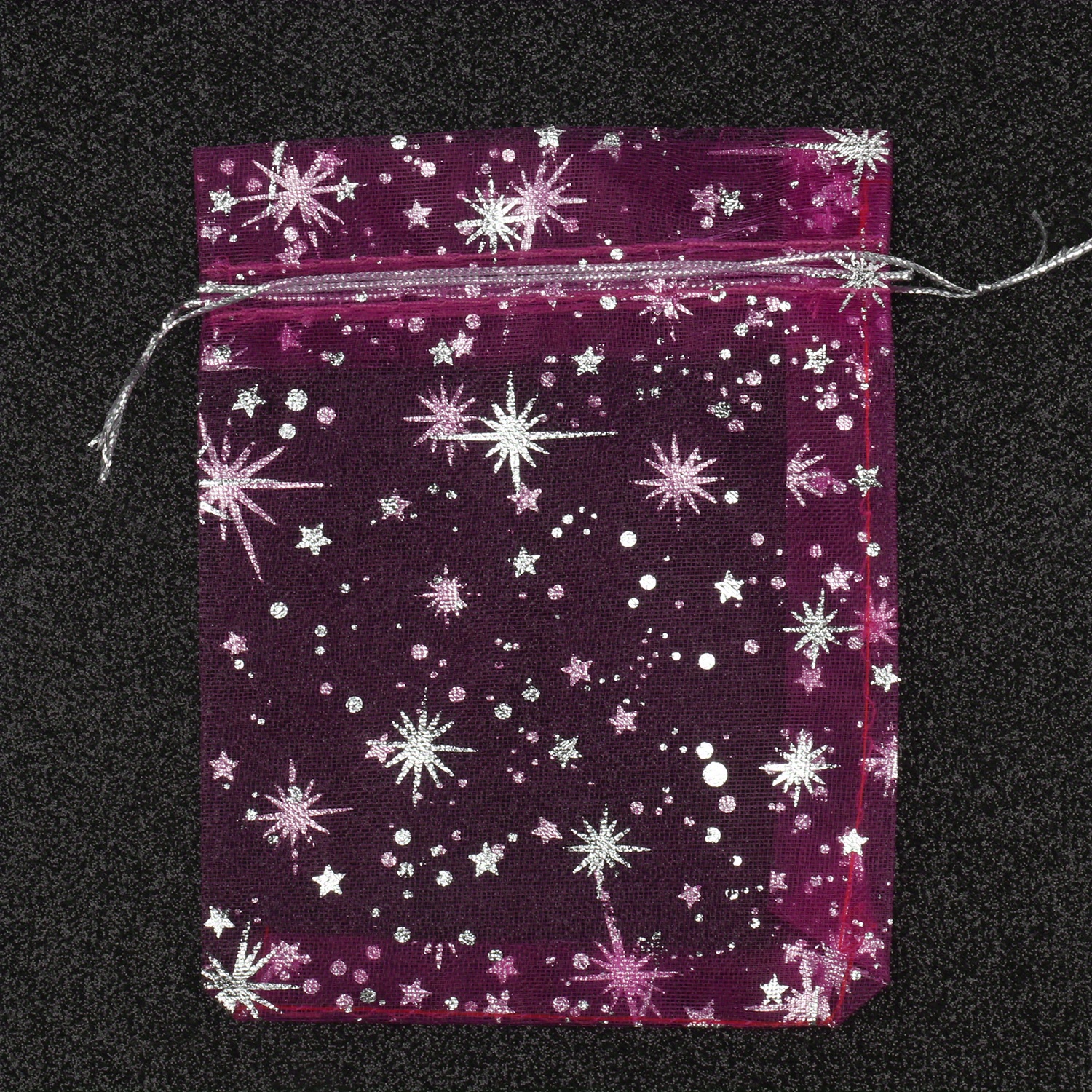 50pcs 4x4.7" Gypsophila Organza Drawstring Jewelry Bags - Gift Packaging, Display & Storage - Ideal For Christmas & Halloween Parties, Jewelry Bag, Party Gifts Bags