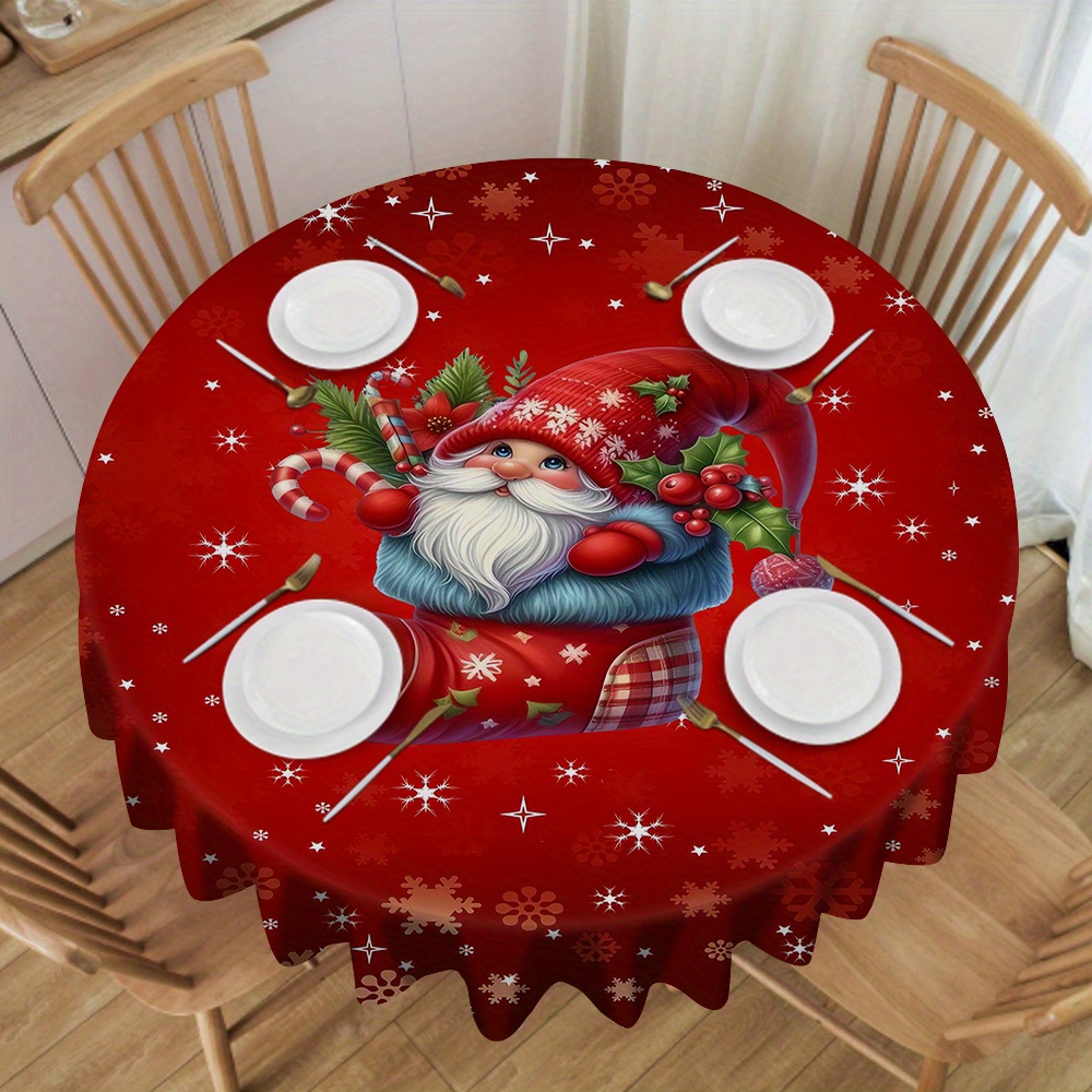 

Gathering, Christmas Tablecloth - , For Kitchen, & Decor