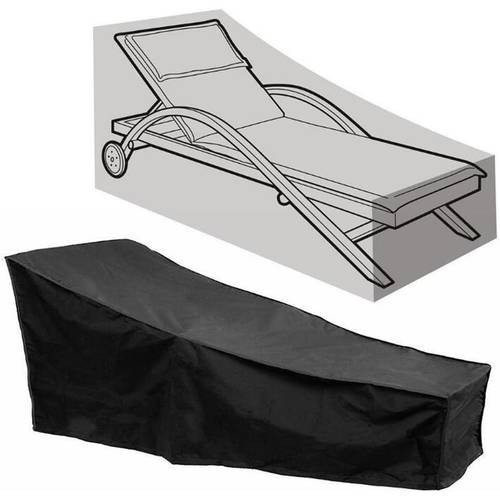 black chaise lounge chair cover patio chaise covers protection for garden yard outdoor furniture recliner cover