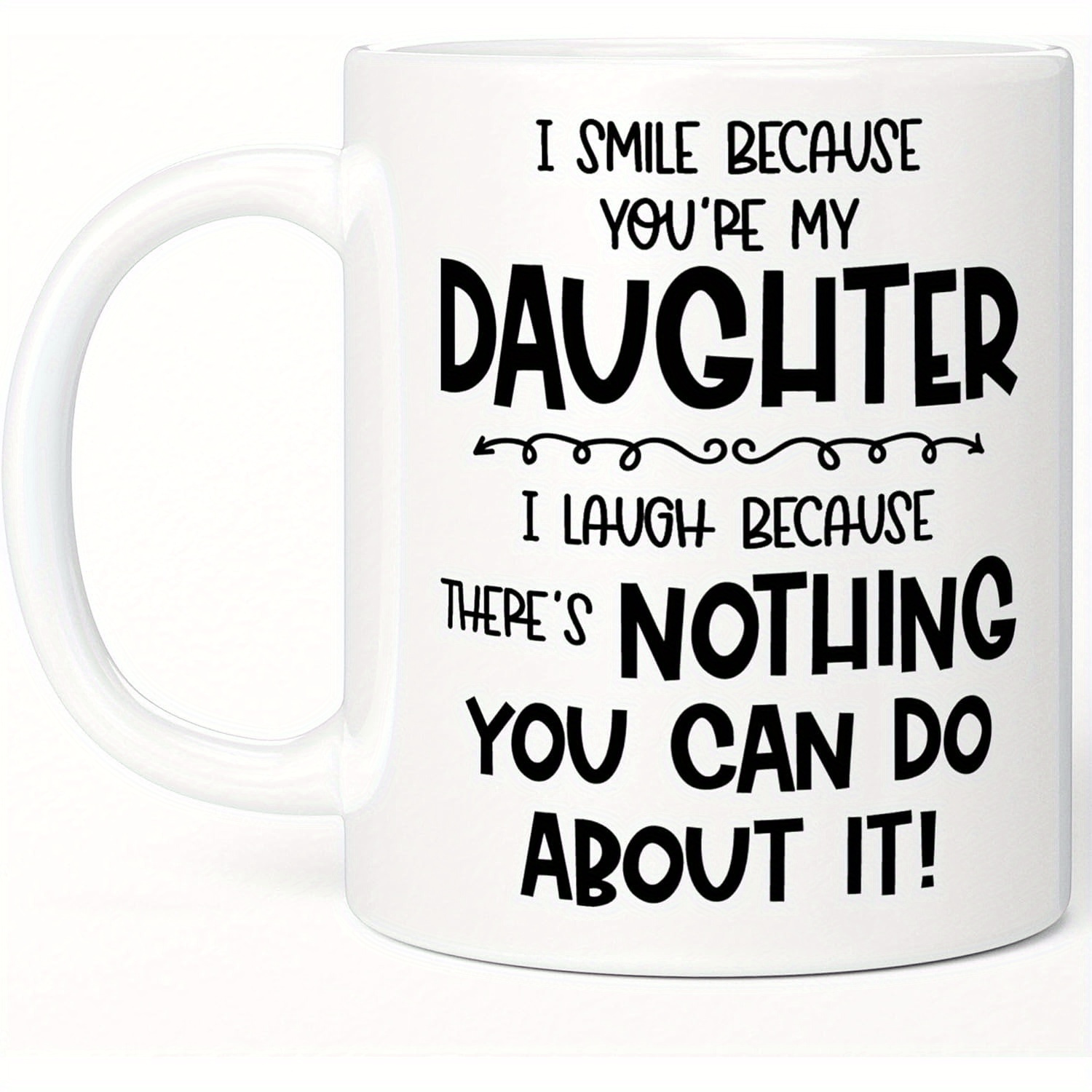 

Sweet & Daughter Mug, Daughter Gifts From Mom Dad, Mothers Day Gifts For Daughter, Happy Birthday Gifts For Daughters Adult, Funny Christmas Gifts For Daughter 11oz White