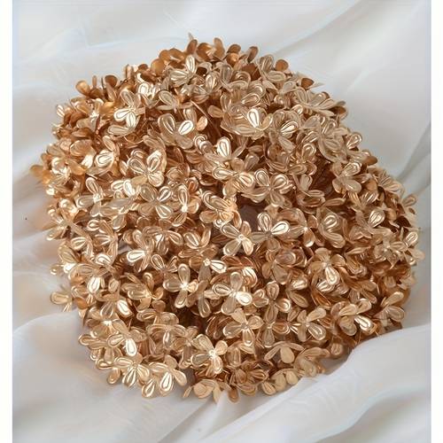 14pcs elegant golden hydrangea faux flowers 1 set lifelike plastic floral accents for home decor bridal bouquets christmas living room dining table special occasions