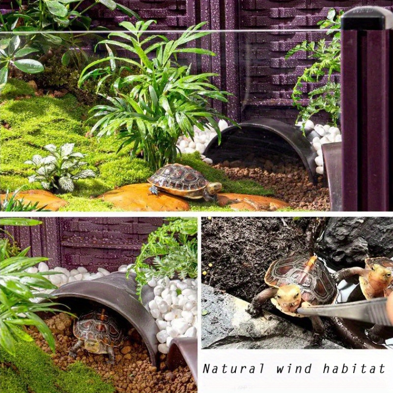 Land Turtle Habitat Box Turtle Pet Care Durable Pp Turtle Habitat