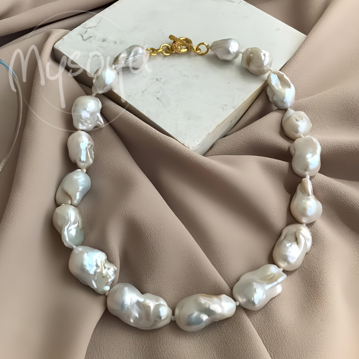 ラウンド用品・アクセサリー VOYAGE PRO natural large baroque pearl necklace - Temu