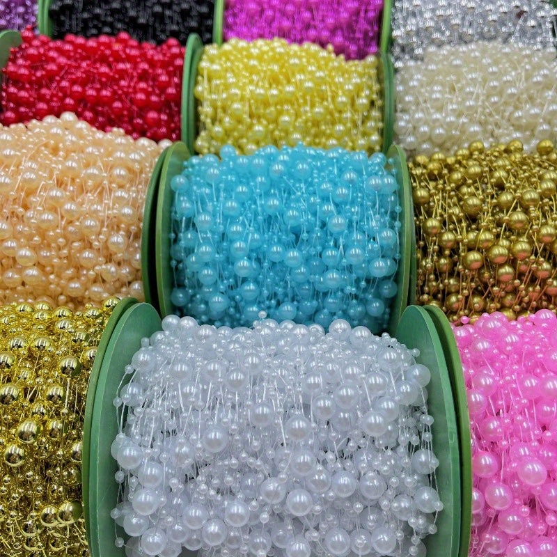 

2 mètres de en perles de – 8mm de perles décoratives sur les embellissements, les artisanats, DIY et la – multicolore du , du , du , du et encore