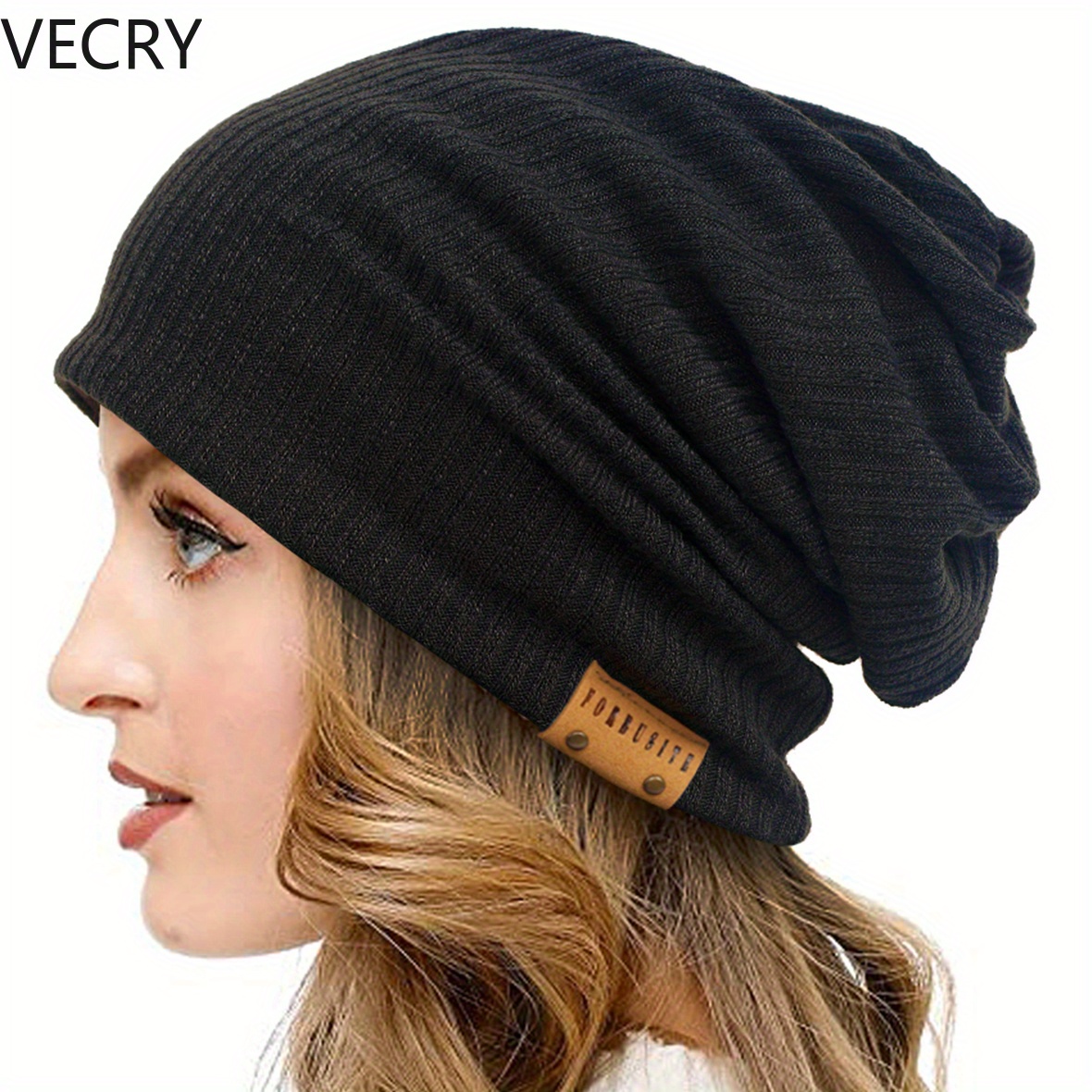 

Vecry Women Hat Long Oversized Skull Cap For Ladies