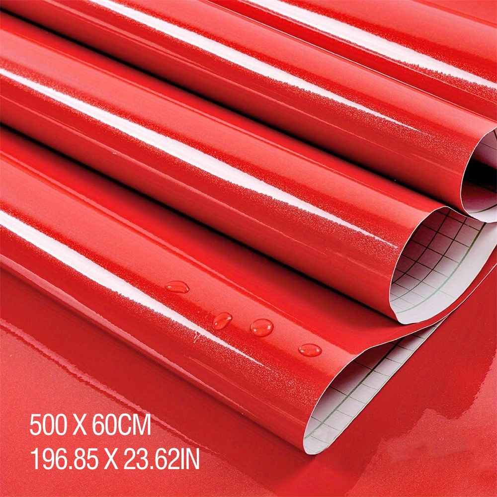 1 Roll Peel And Stick Wallpaper, Self-adhesive Plastic Contact Paper For Kitchen Cabinet Decoration, Diy Wall Art