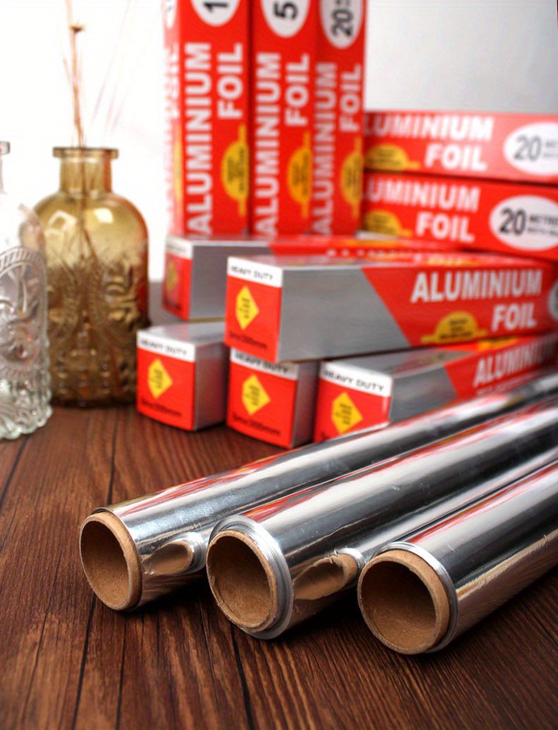 алюминиевая фольга утолщенная алюминиевая фольга барбекю гвоздь порошок жестяная фольга запеченное мясо сладкий картофель запеченные бумажные подкладки детали 0