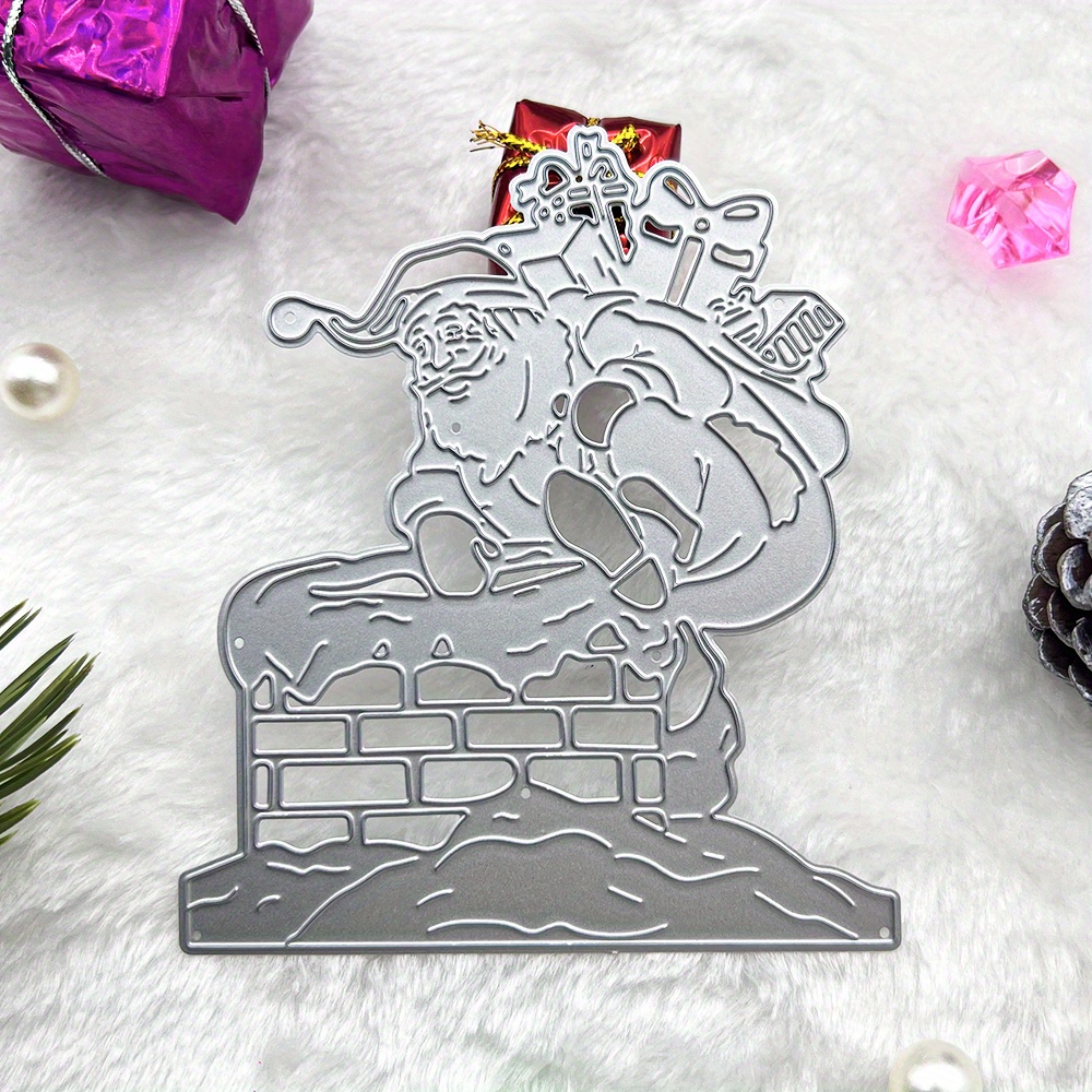 

1pc Silvery Metal Cutting Die For Christmas & 's Scrapbooking, Paper Crafts & Card Making