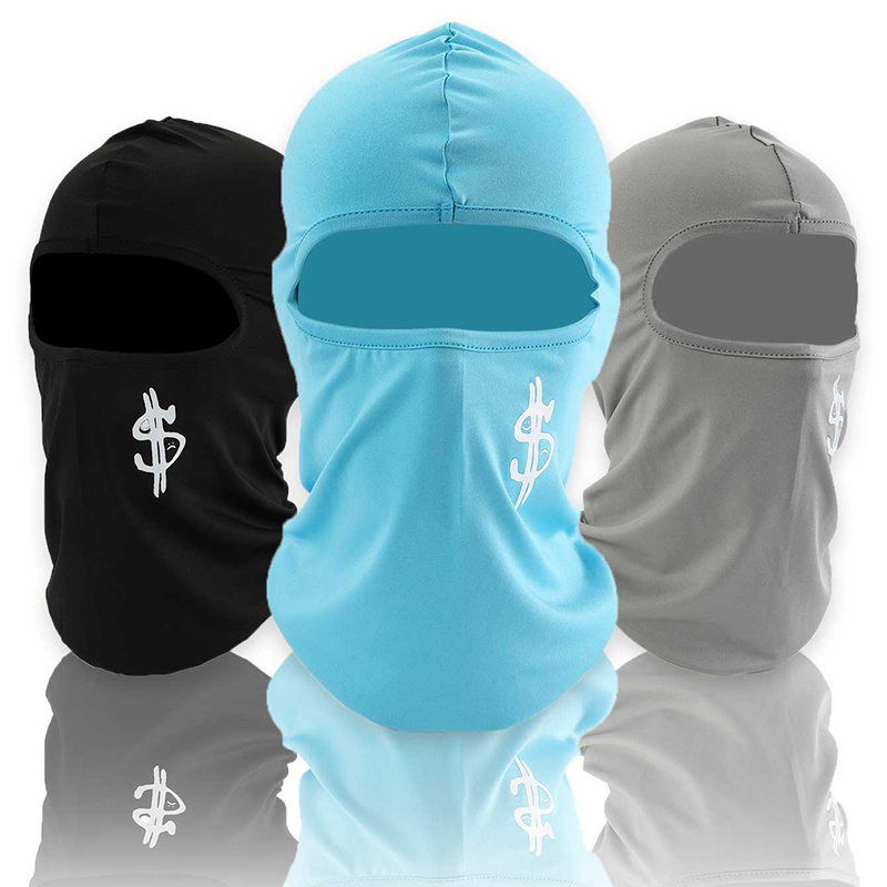 

3-piece Set Sports Balaclavas With Sun Protection, Woven Polyester Face Masks, Breathable Headgear For Men And Women - Sports Style Face And Head Coverage