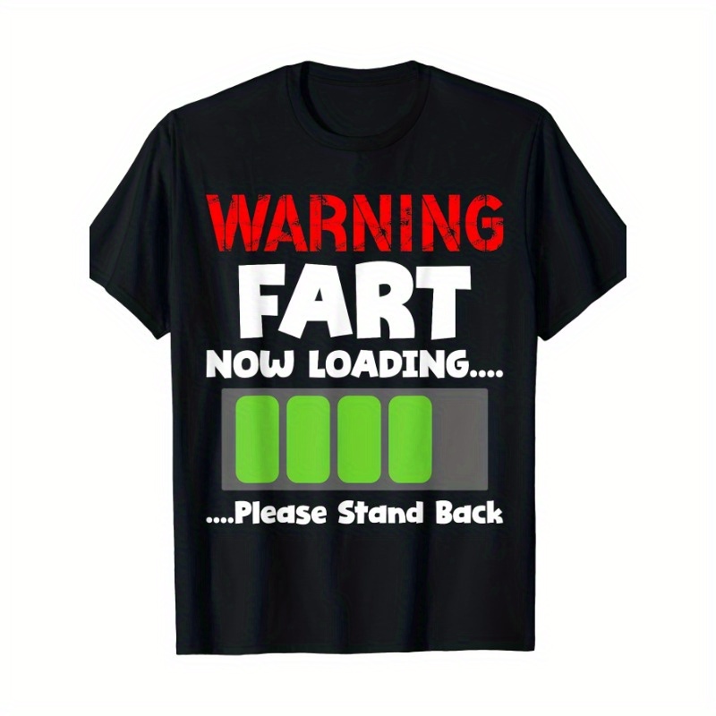 

Fart Warning. Stand Back. Funny T-shirt. - 220 Grams