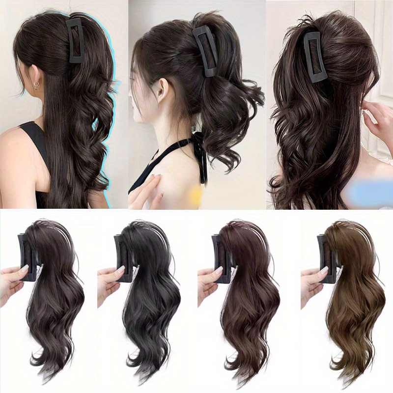 

Y2k Style -in Ponytail Extension For Women, High-temperature Synthetic Hair, Natural