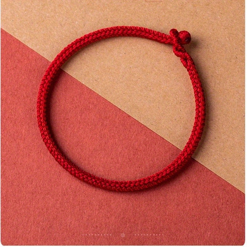 TEMU Chinese Style 8-strand Zodiac Bracelet - Unisex Nylon Rope Suitable For Lunar New Year Gifts, Wearable For &, Zodiac Accessory (ideal For Daily