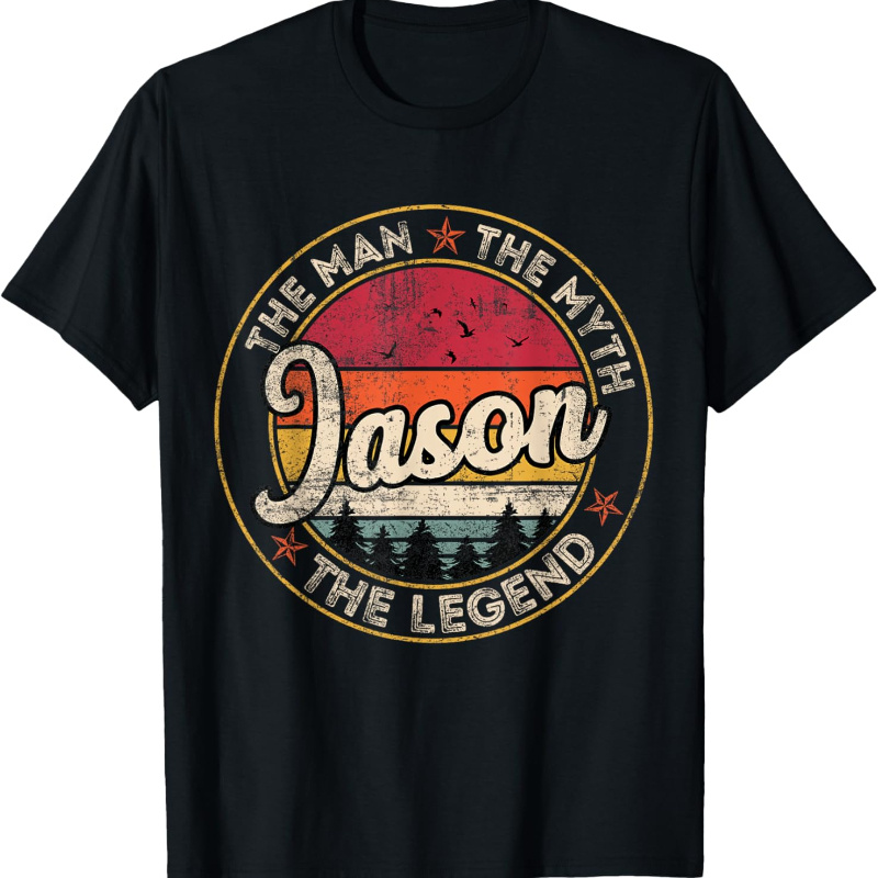 

Jason The Tops Short Sleeve, Short Sleeve Tee, Men', Crew Neck Tee, , Breathable, Moisture Wicking, Casual Summer Tee, Must-have Fashionable Tee .s.