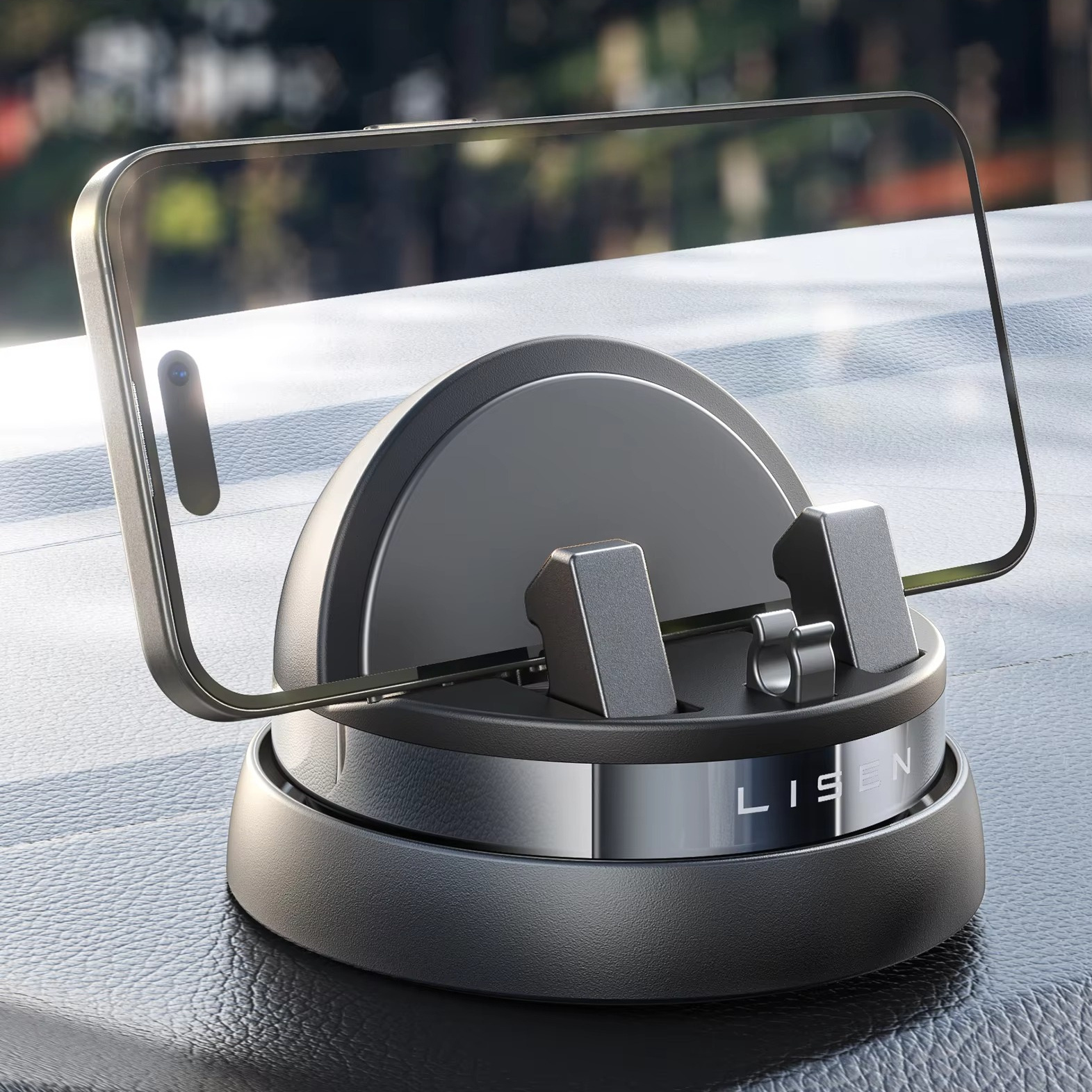   car phone holder dashboard rotatable mount   mobile phones multifunctional for iphone     driving     nonslip base durable construction smartphone stand   travel essentials