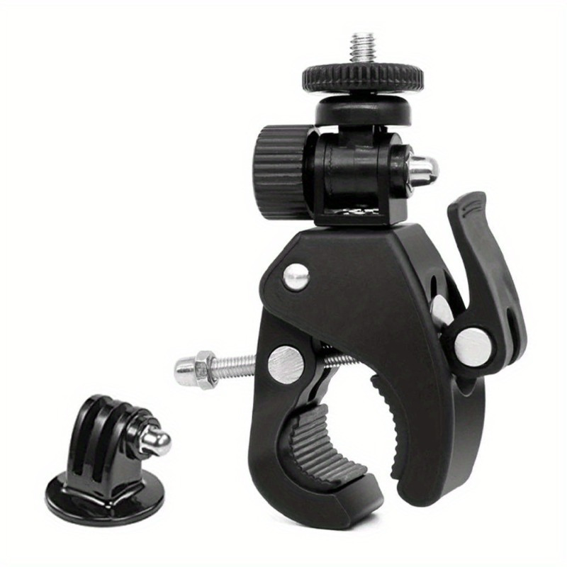 Mounting Bracket Suitable For Hero 12/11/10/9 And Bike Or Motorcycle Handlebars, Compatible With 360 And Other Action Camera Additions