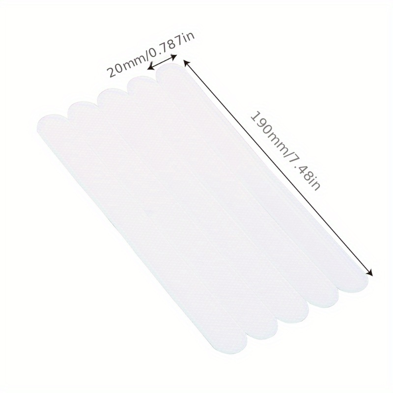 bathroom anti slip bath mat 20x2cm grip stickers non slip shower strips flooring safety tape mat pad pvc anti slip bathroom mat details 2