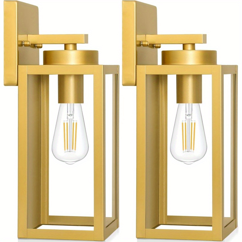 

Beslowe 2- Fixtures, Lanterns, Sconces Mounted E26 & , For , Gold