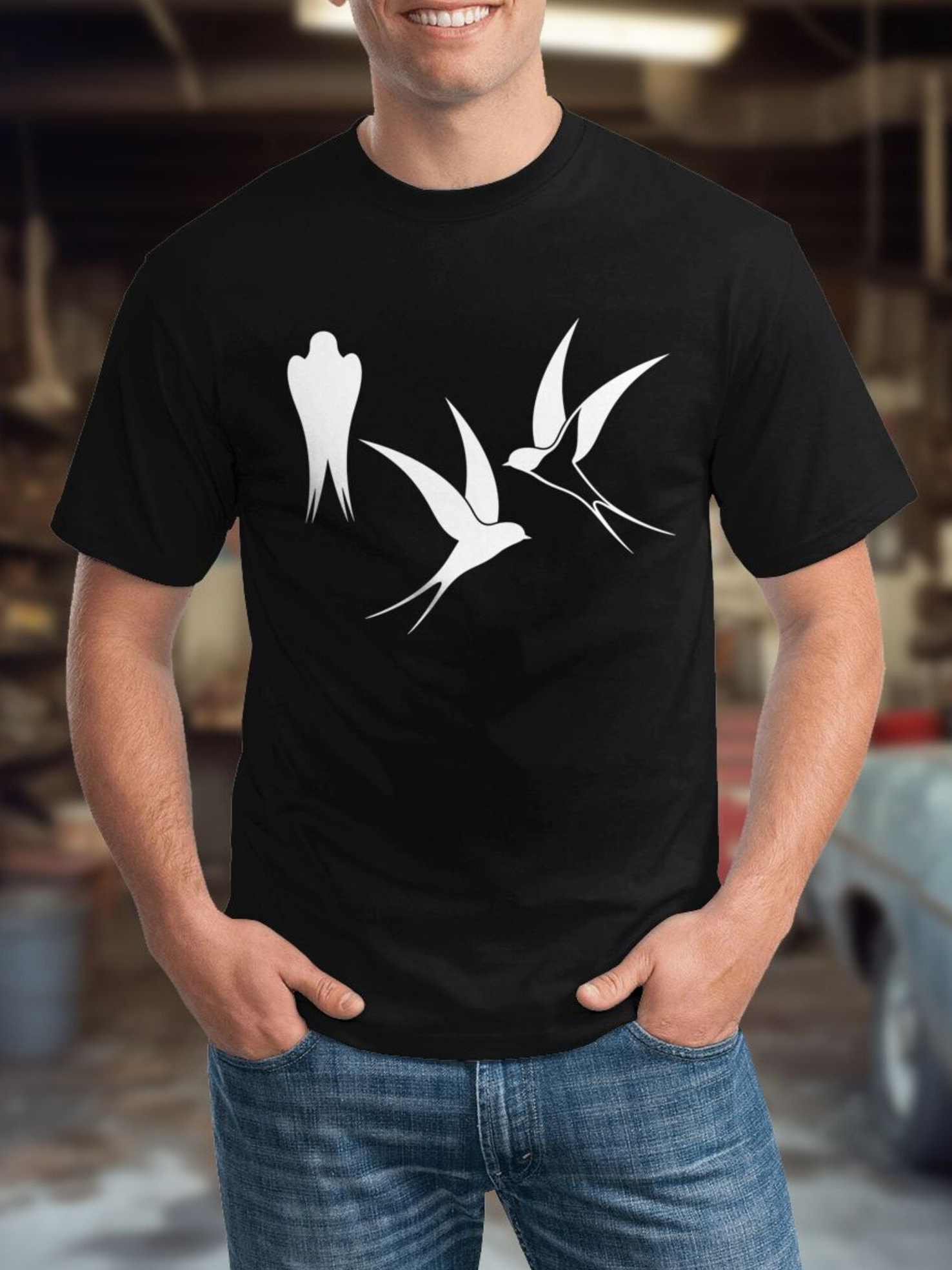 bank swallow bird premium t shirt funny clever 100 Temu