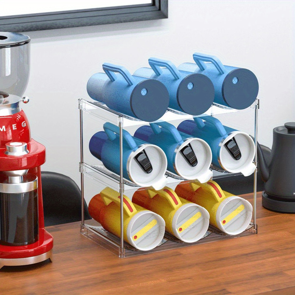 

Stackable Pet Water Container Holder - Universal Fit, Storage Rack For 6/9/12 Items