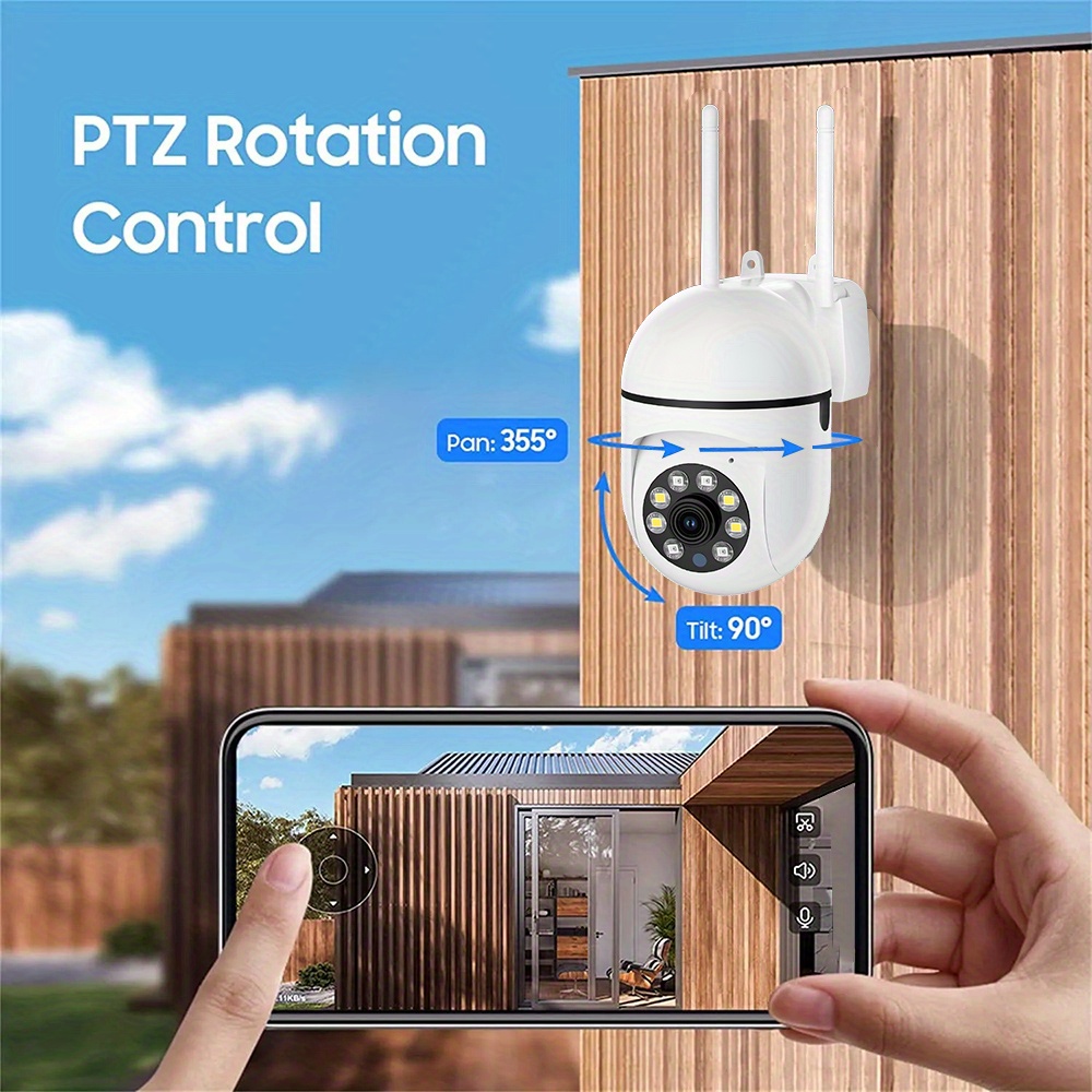 4 pack wjg 2mp hd 1080p wireless security cameras dual band 2 4g 5g wi fi motion detection color night vision pan tilt ai lighting 350 horizontal 90 rotation indoor outdoor surveillance supports cloud storage tf card card not included usb powered with manual usb cable mounting screws no power adapter details 4