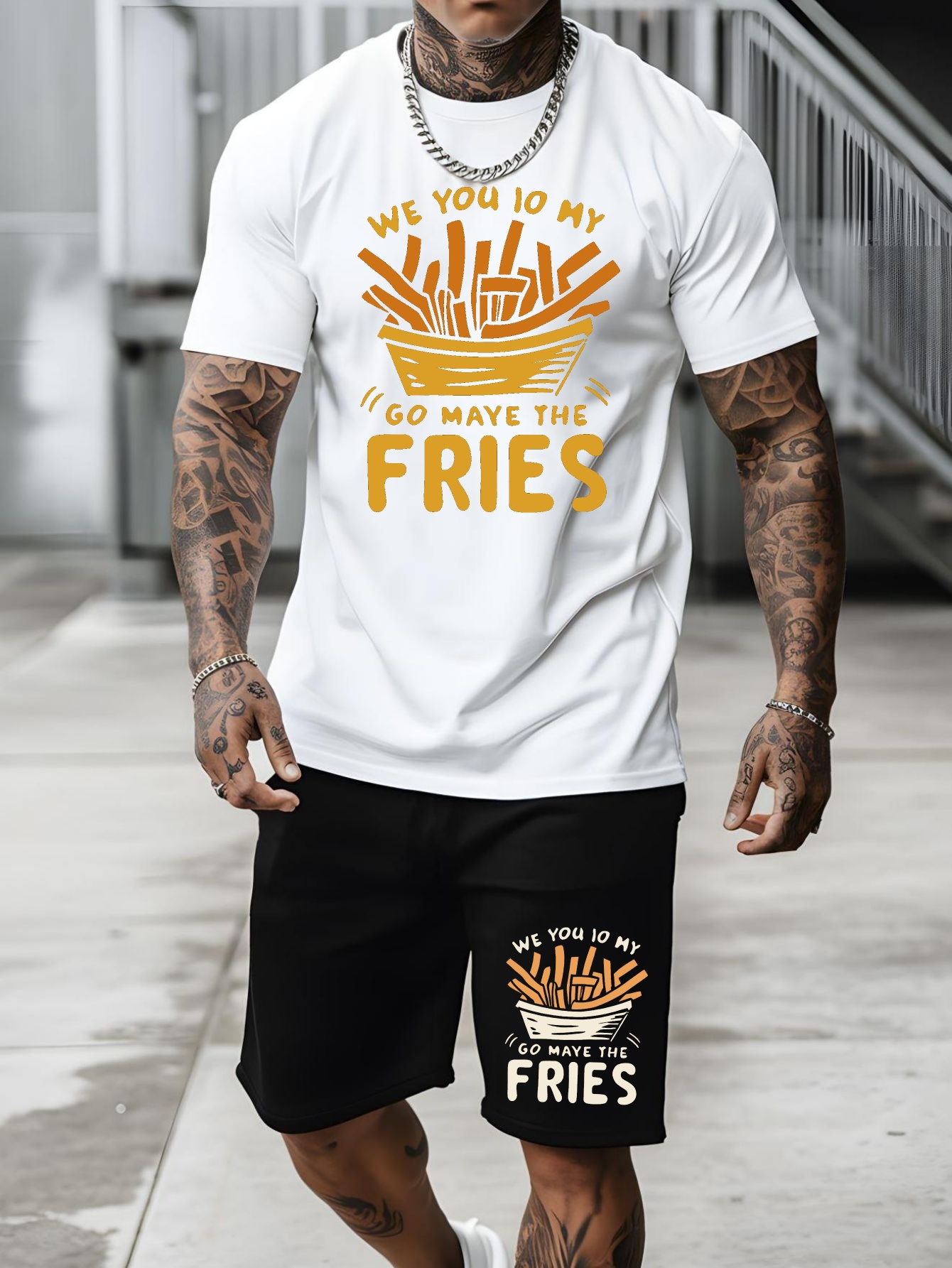 conjunto sudadera manga corta hombres top poliéster spandex Temu