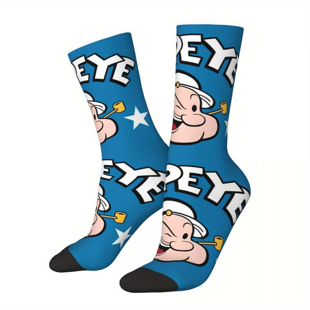 

Men's Novelty Socks - High-quality Polyester, Seamless Toe, Full Cushion, Rubber Bands, Comfortable Wear For Your Feet