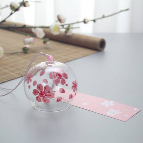cherry glass wind chimes bedroom outdoor decor ideal birthday gift