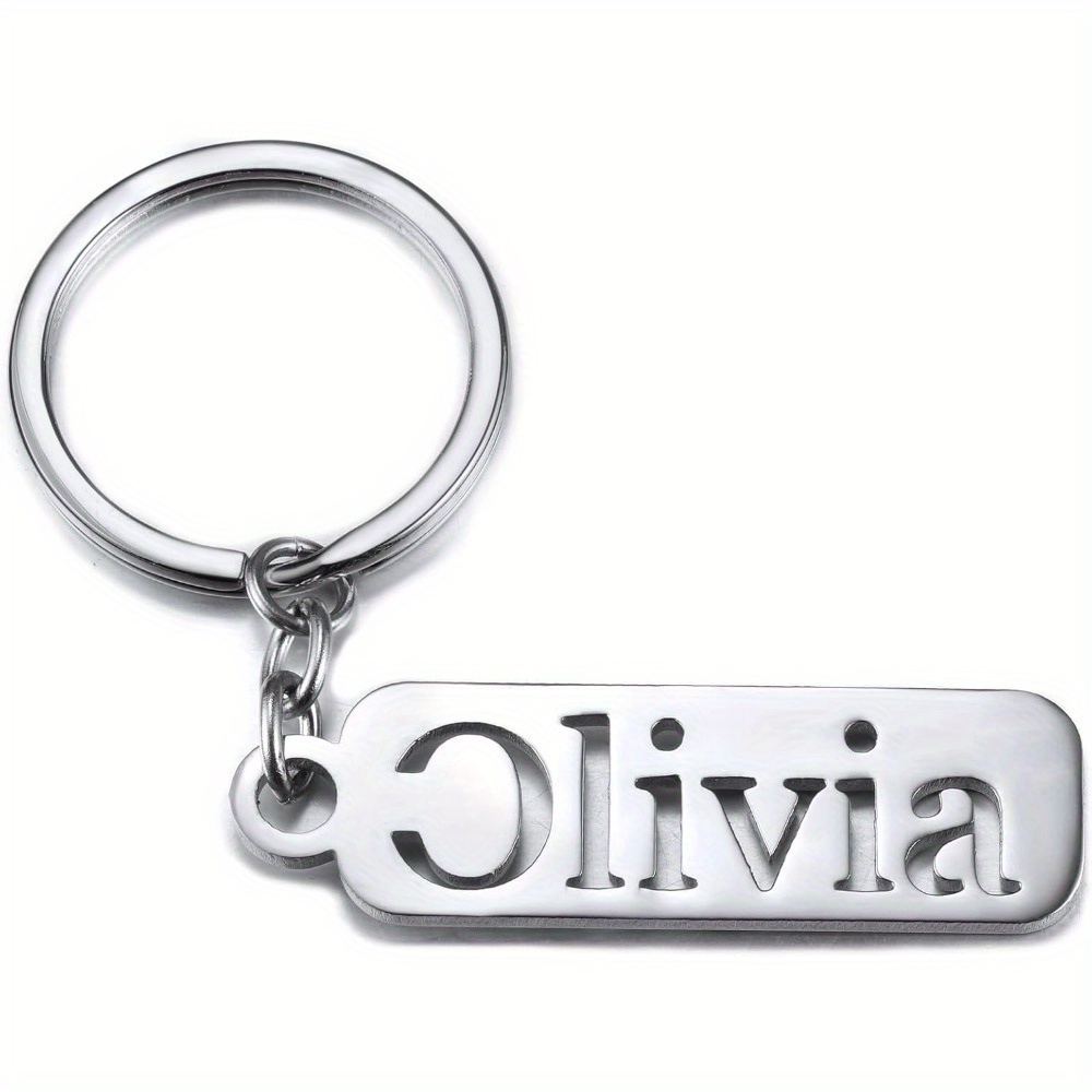 

Personalized Stainless Steel Keychain - Engraving, Hypoallergenic, , Daughters & Wives