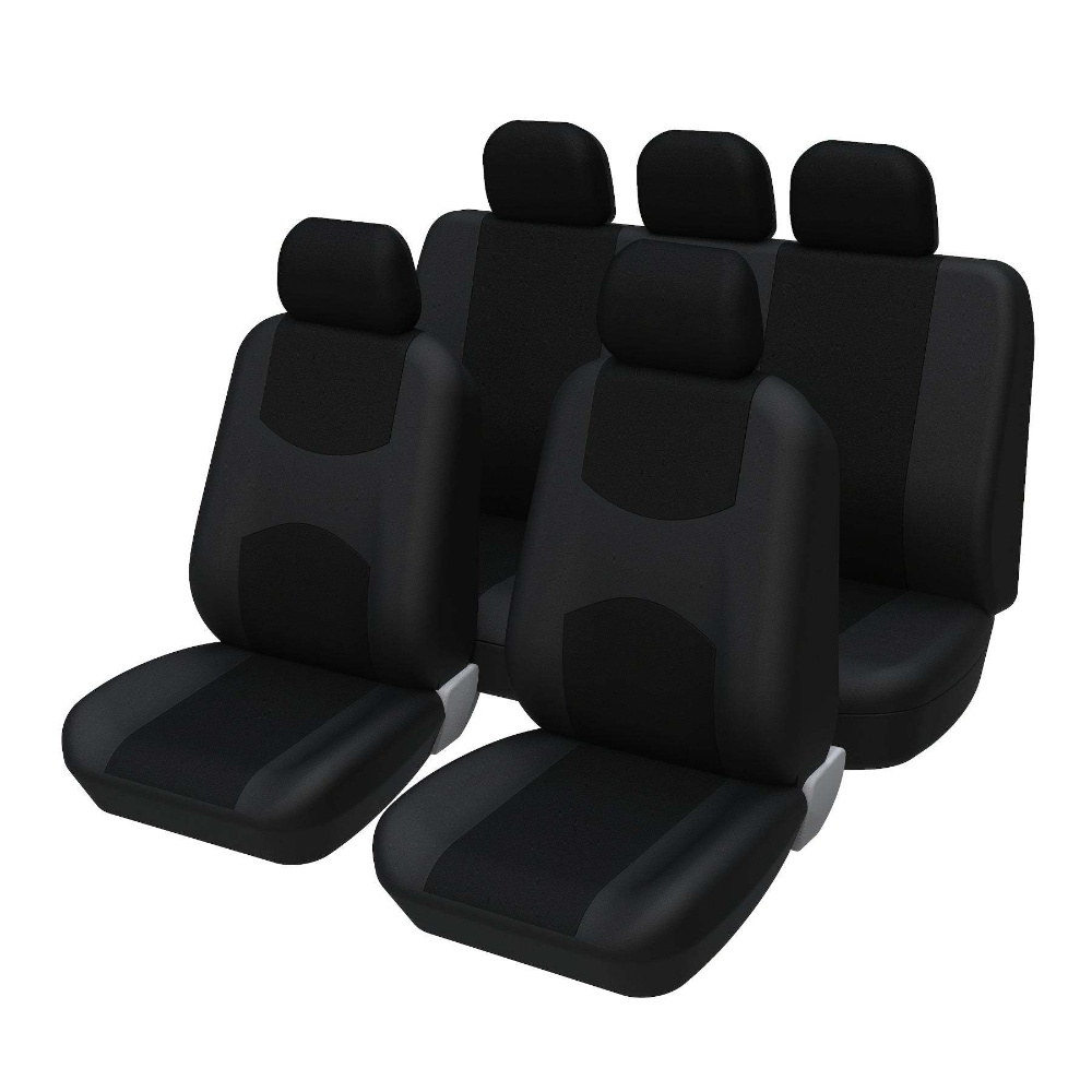 TEMU 5 Seat Car Seat Covers Universal Seat Covers Fabric Seat Covers Interior Car Seat Covers Black