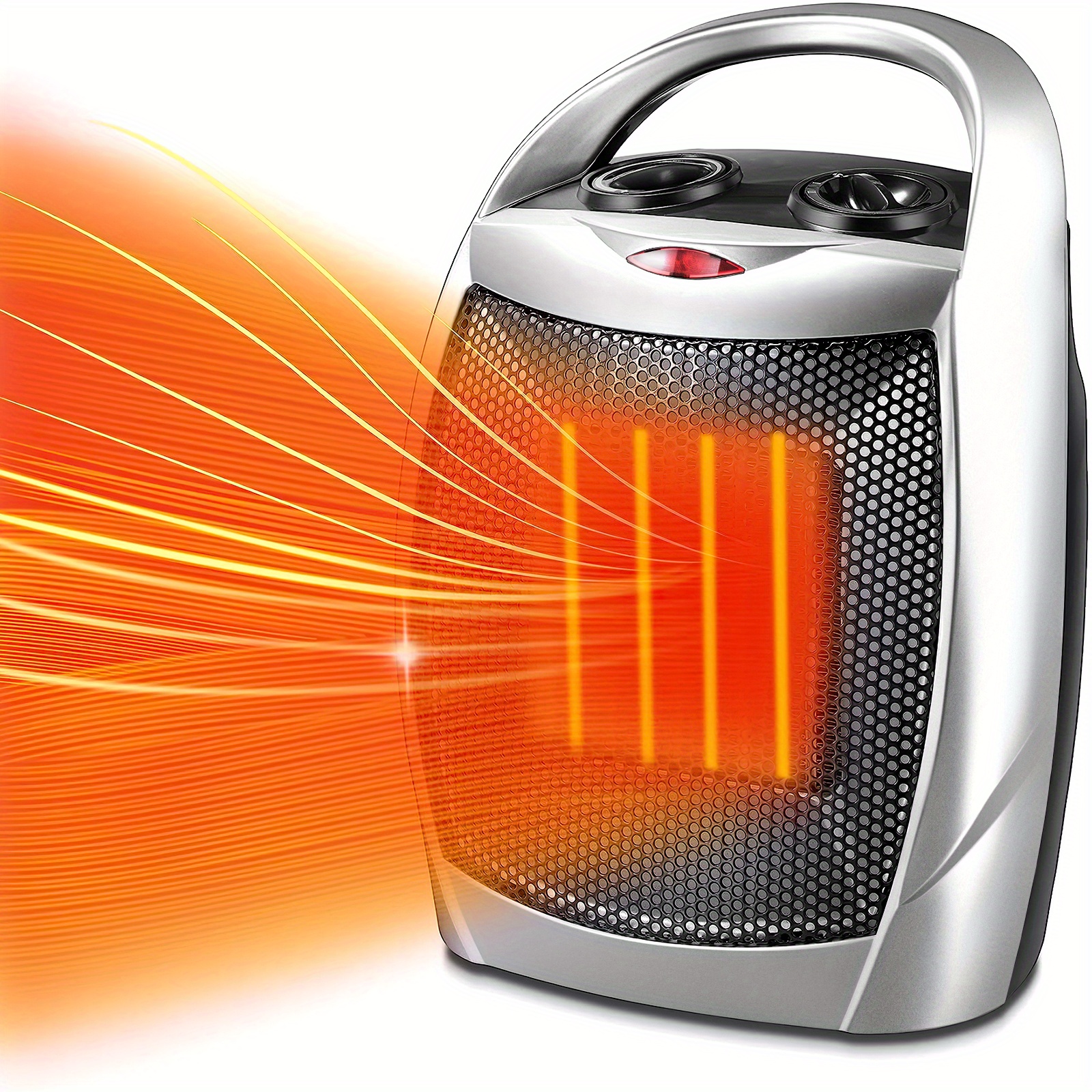 TEMU Space Heater, Outdoor Patio Heater, Electric Infrared Garden Patio Heater, Angle Adjustable, , Energy Saving, Quick Heating For 3 Seconds, Power 1500w, Etl, For , Bedroom, Office, And Garden.