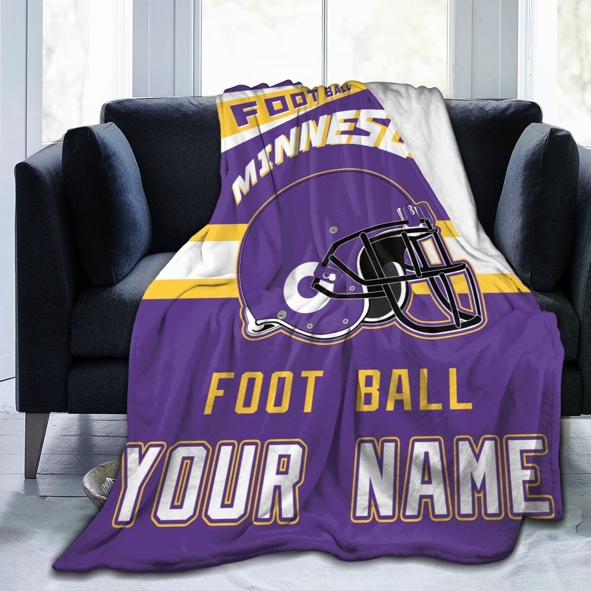 

Fan Blanket - Personalize , & , For & Adults