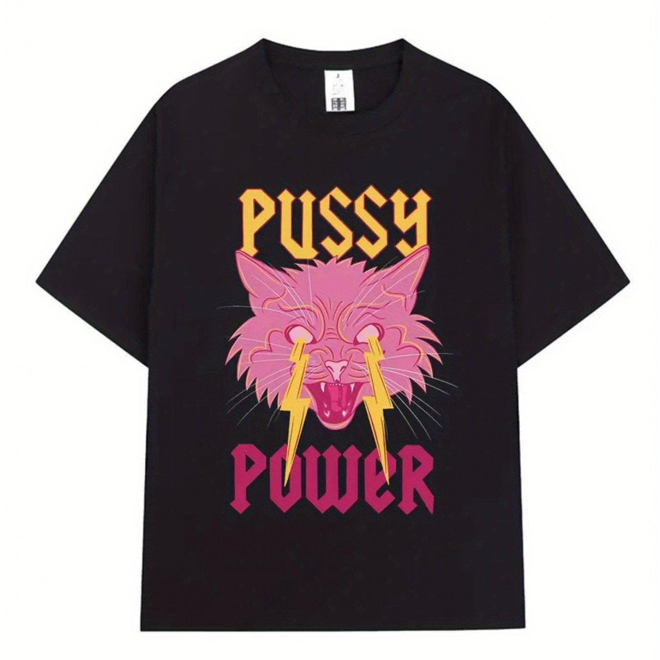 

Funny Summer T-shirt Men Short Sleeve Retro Street Trend Loose Casual Wear