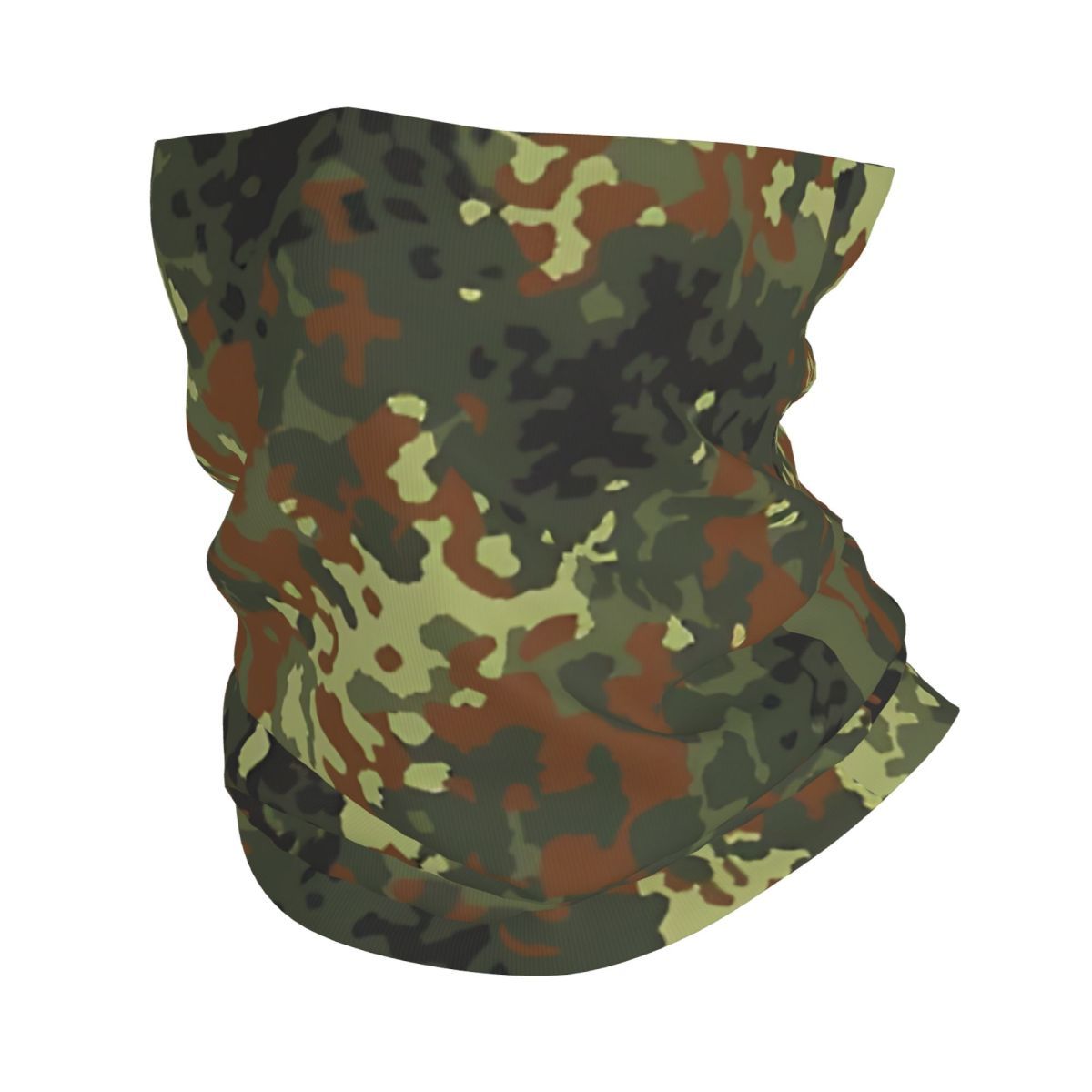 Image of Camouflage Pattern Neck Gaiter Printed Balaclava Scarf, Multi-functional For Cycling And Running, For Men And Women, Adults, 2d Print Design