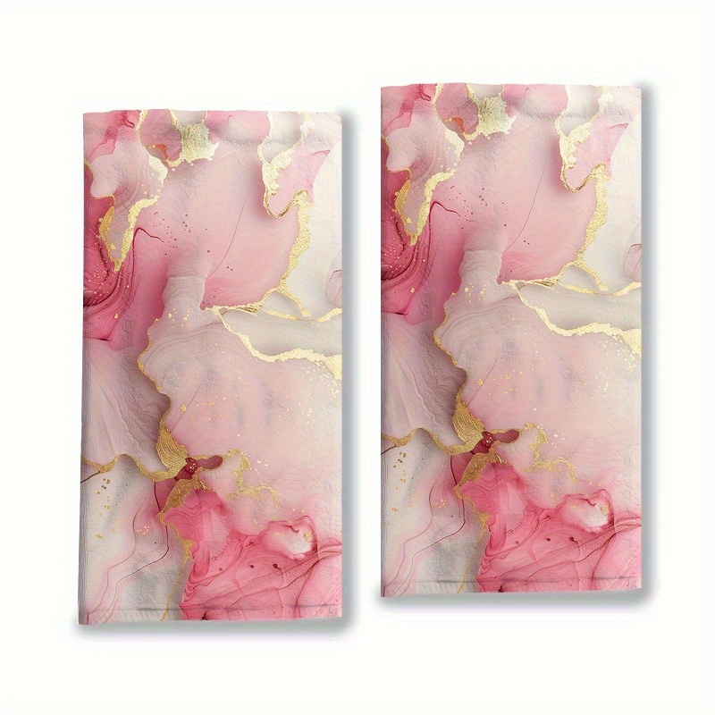 

2 Piece Set Of Hand Towels - 18x26 Inches - Decor - Machine Washable - Soft And - Housewarming Gifts