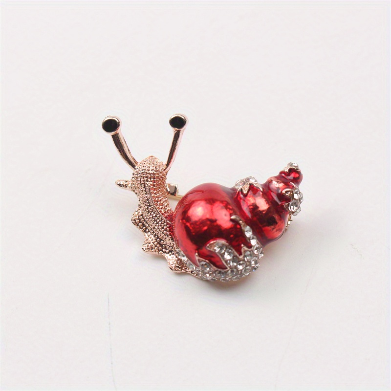 1pc Fashion Cute Snail Brooch Women's Upscale Non-slip Feeling Dress Corset Corset