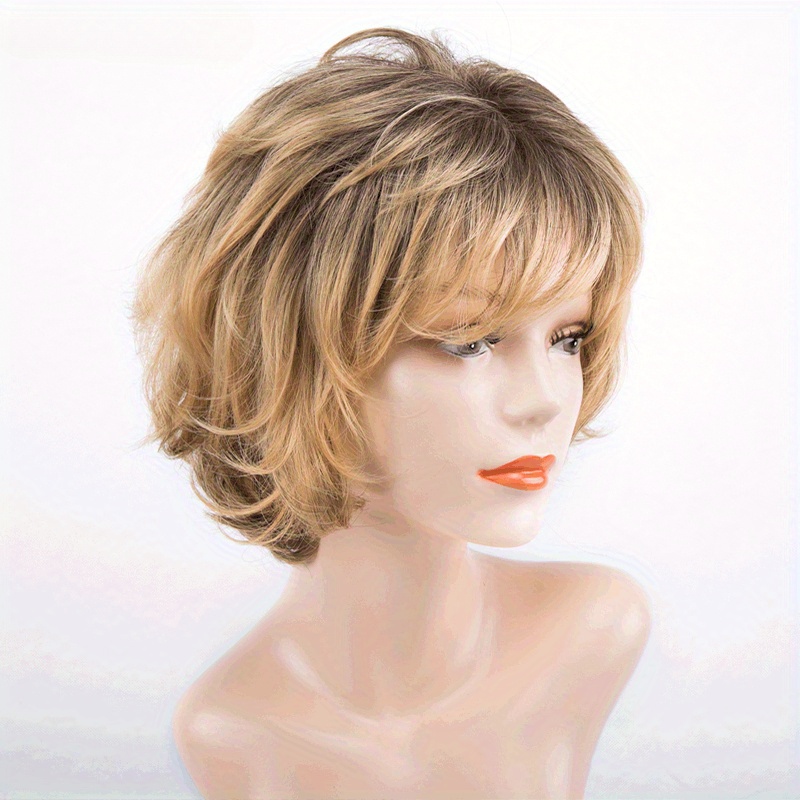 

European And American Wig Female Short Hair Fluffy Curly Hair Head Cover Wig