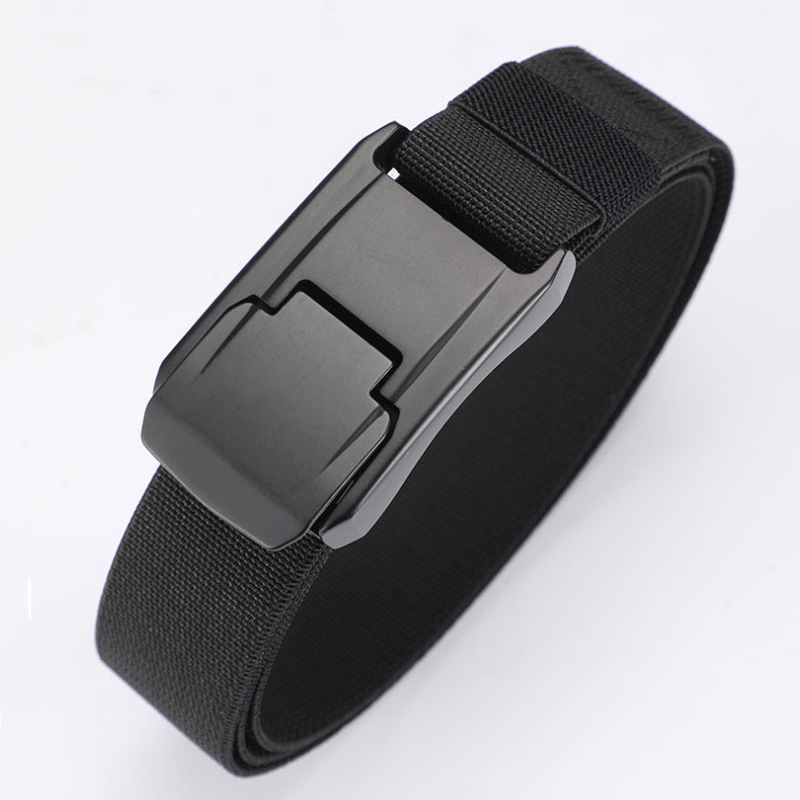 

Nylon Stretch Belt Release Plastic , Unisex Casual Adjustable Belt For Work And Use - 1pc