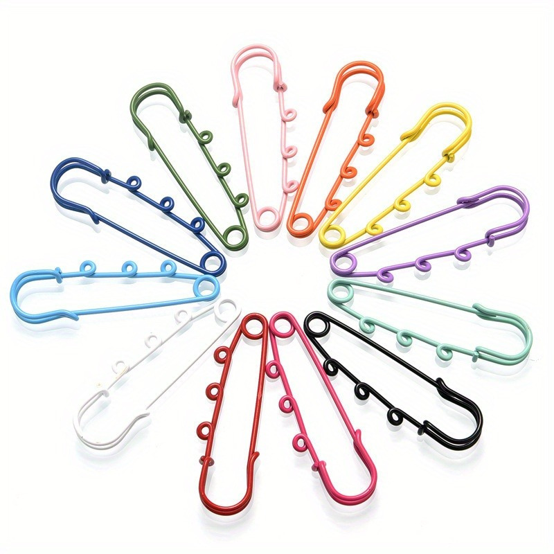 

10pcs 60mm Safety Pin Brooches - Making Blank Bases & Accessories, Brooch Pins, Diy Supplies