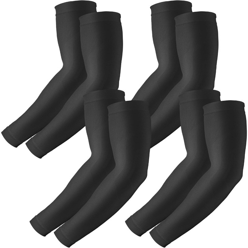 5 Pairs Cooling Arm Sleeves For Men & Women UV Sun Protection Tattoo Cover Up US - Te Sheshi