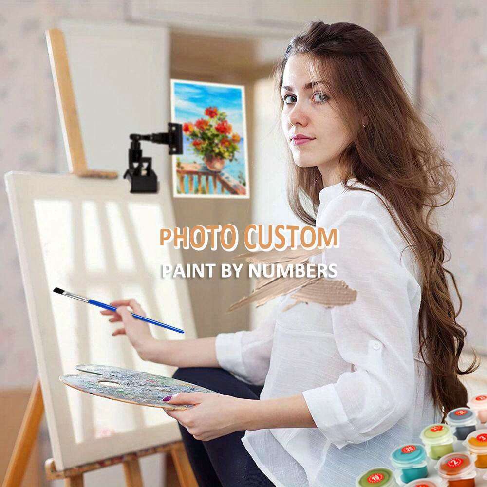 

Custom Photo Diy Painting By Numbers Kit, Canvas Wall Art, Acrylic Paint, Handpainted Oil Painting, Multiple Sizes, Mosaic Craft, Personalized Picture Decor, Gift Idea