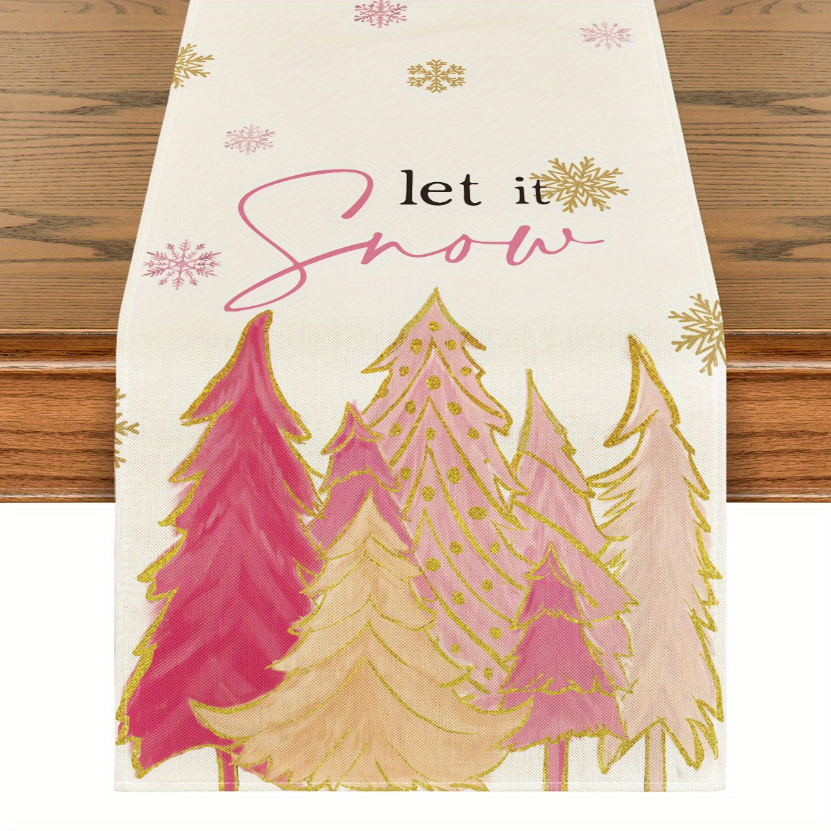 

Sm:)e Christmas Tree Table , Seasonal Dining Table Decoration For 13x72